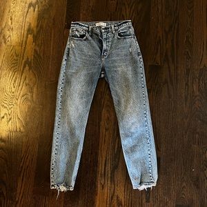 Abercrombie and Fitch high rise mom Jean